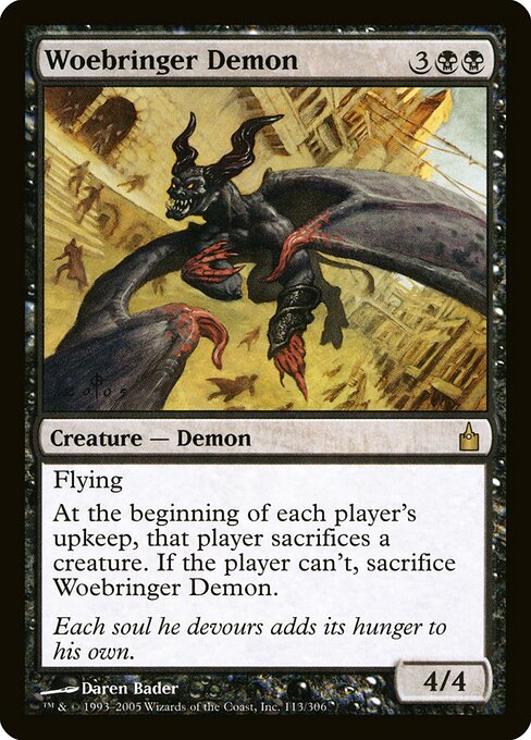Woebringer Demon - Ravnica: City of Guilds - 113