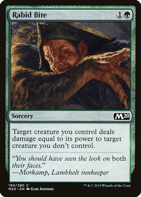 Rabid Bite - Core Set 2020 - 190