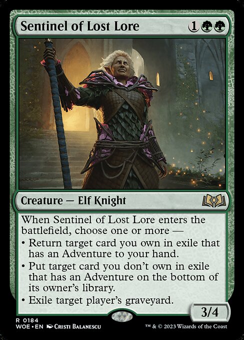 Sentinel of Lost Lore - Wilds of Eldraine - 184