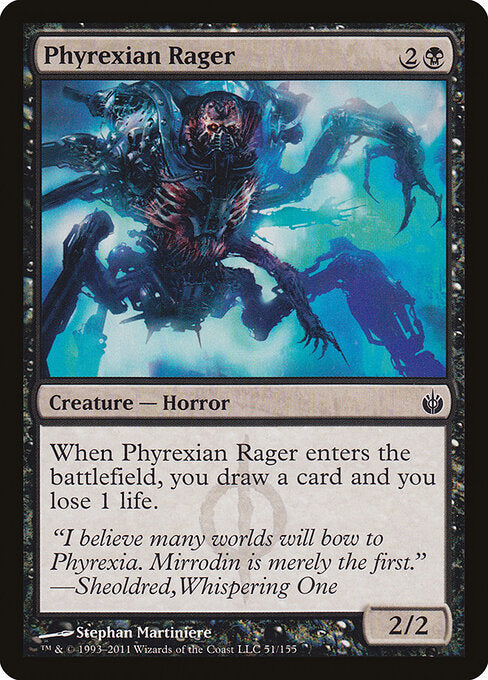 Phyrexian Rager - Mirrodin Besieged - 51