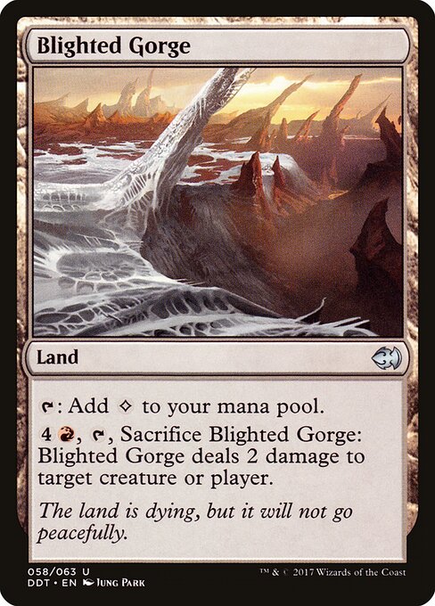 Blighted Gorge - Duel Decks: Merfolk vs. Goblins - 58