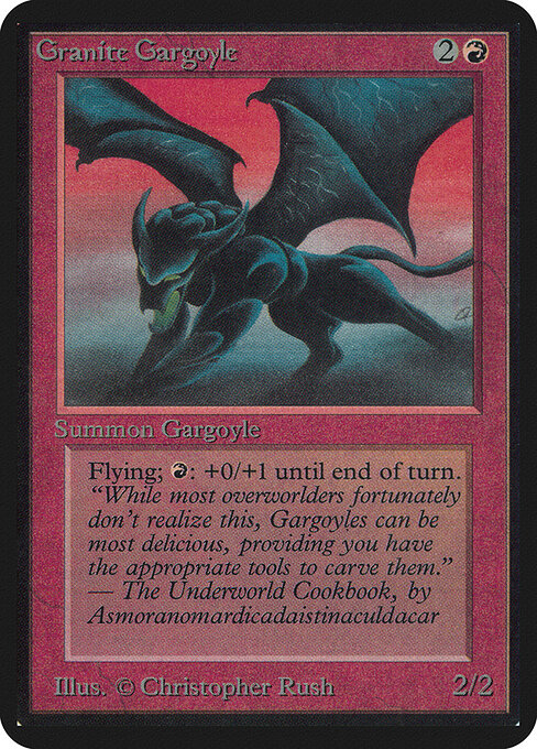 Granite Gargoyle - Limited Edition Alpha - 155