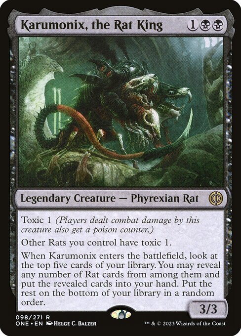 Karumonix, the Rat King - Phyrexia: All Will Be One - 98