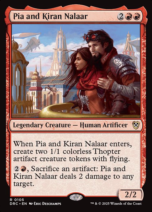 Pia and Kiran Nalaar - Aetherdrift Commander - 105