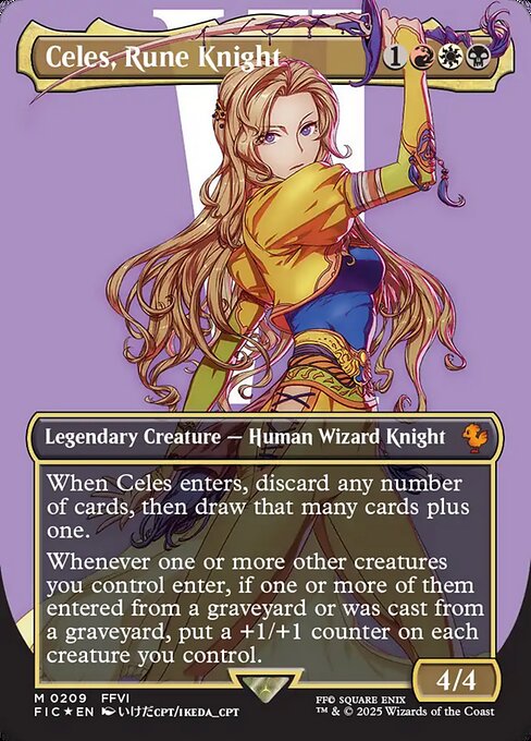 Celes, Rune Knight - Final Fantasy Commander - 209