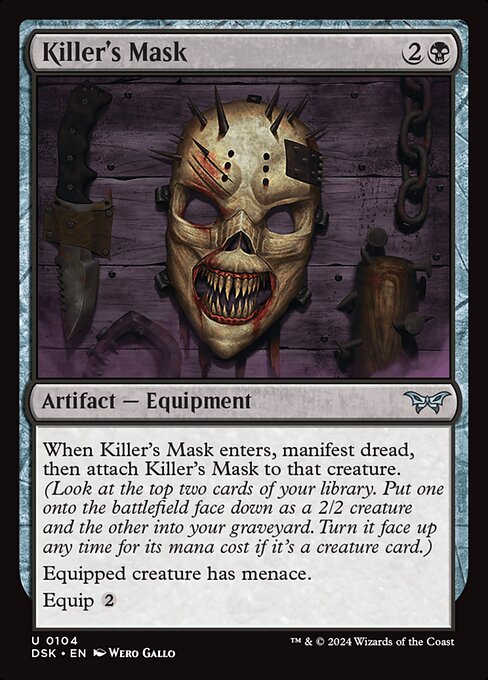 Killer's Mask - Duskmourn: House of Horror - 104