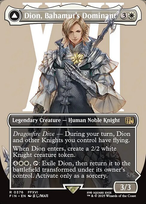 Dion, Bahamut's Dominant // Bahamut, Warden of Light - Final Fantasy - 376