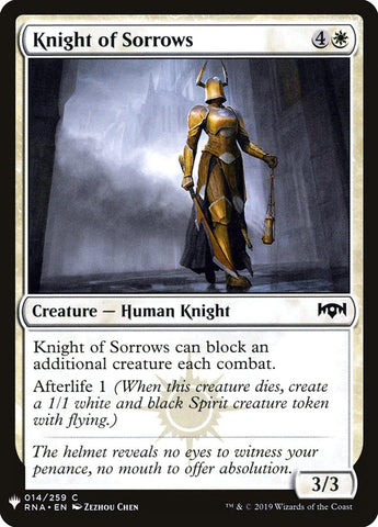 Knight of Sorrows [Mystery Booster]