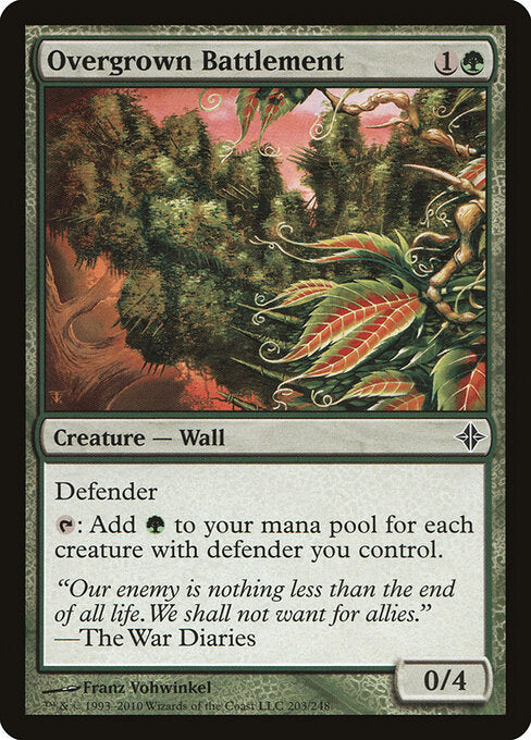 Overgrown Battlement - Rise of the Eldrazi - 203