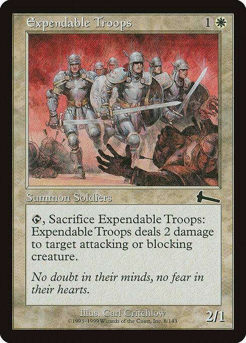 Expendable Troops - Urza's Legacy - 8