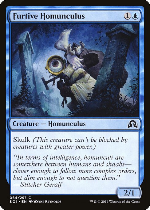Furtive Homunculus - Shadows over Innistrad - 64