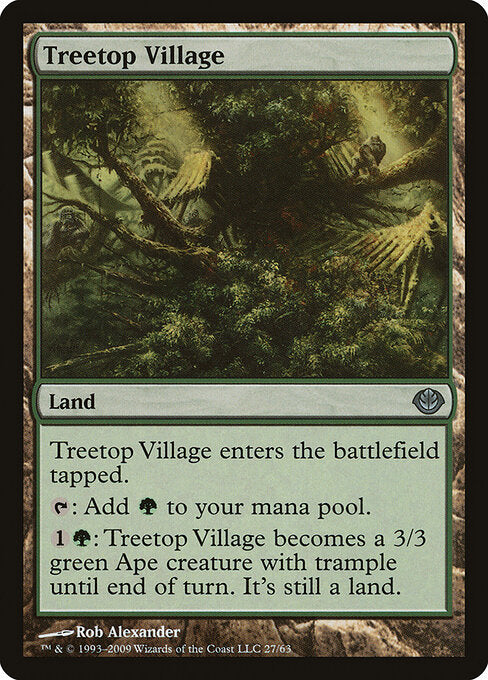 Treetop Village - Duel Decks: Garruk vs. Liliana - 27