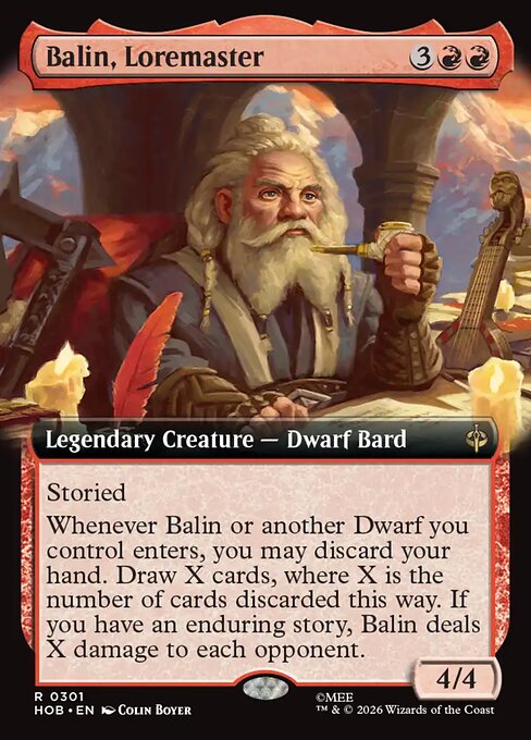 Balin, Loremaster - The Hobbit - 301