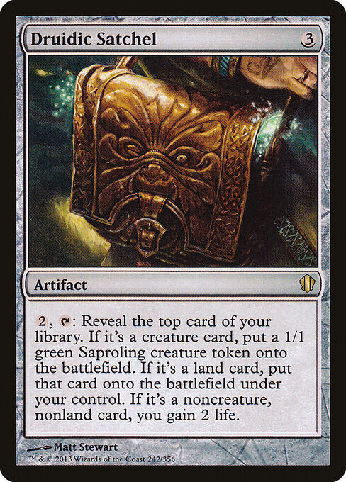 Druidic Satchel - Commander 2013 - 242