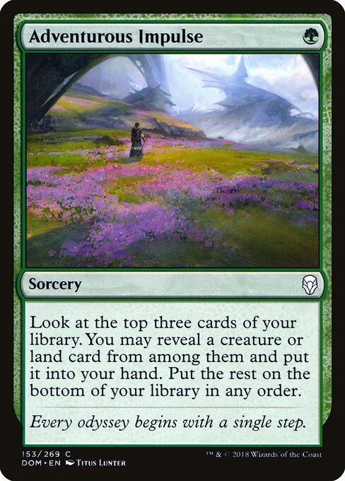 Adventurous Impulse - Dominaria - 153