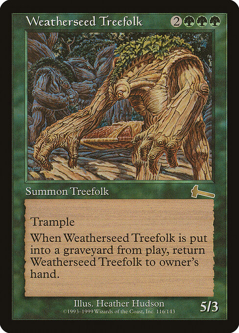 Weatherseed Treefolk - Urza's Legacy - 116