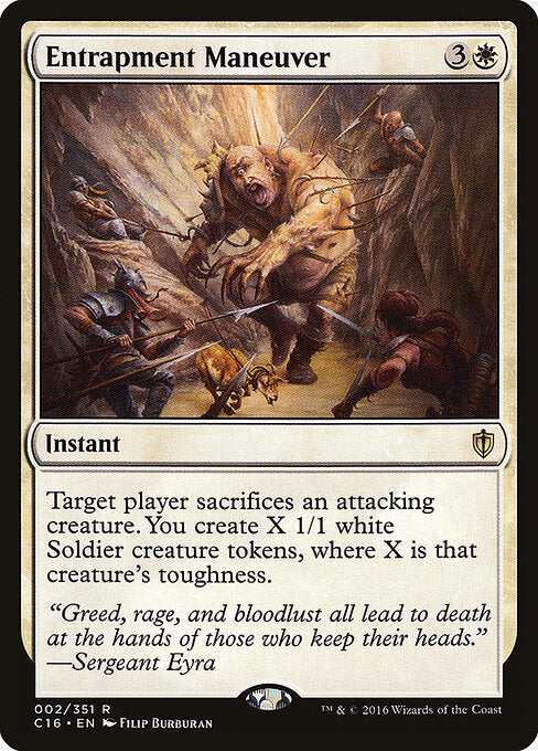 Entrapment Maneuver - Commander 2016 - 2