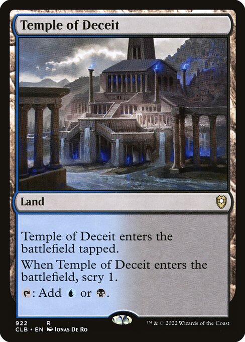 Temple of Deceit - Commander Legends: Battle for Baldur's Gate - 922