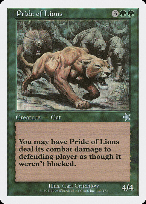 Pride of Lions - Starter 1999 - 139