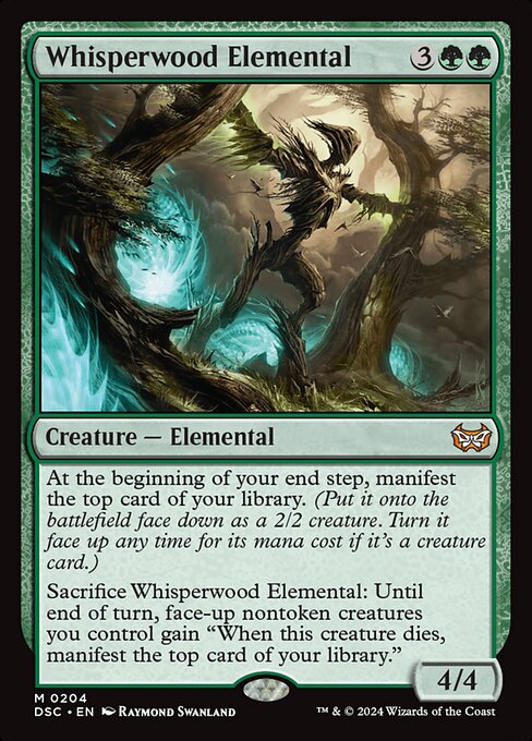 Whisperwood Elemental - Duskmourn: House of Horror Commander - 204