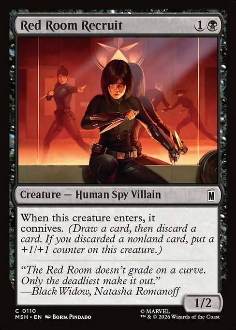 Red Room Recruit - Marvel Super Heroes - 110