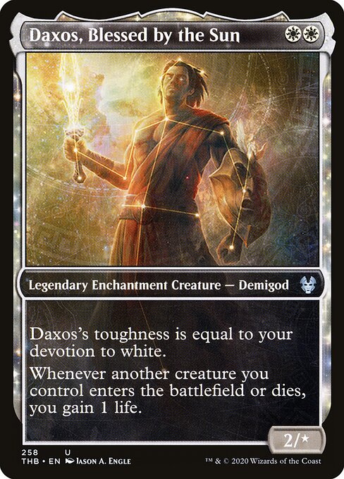 Daxos, Blessed by the Sun - Theros Beyond Death - 258