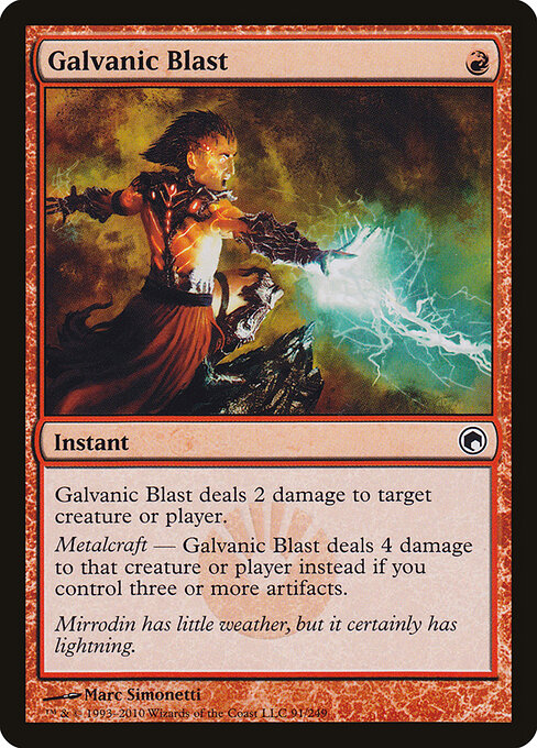 Galvanic Blast - Scars of Mirrodin - 91