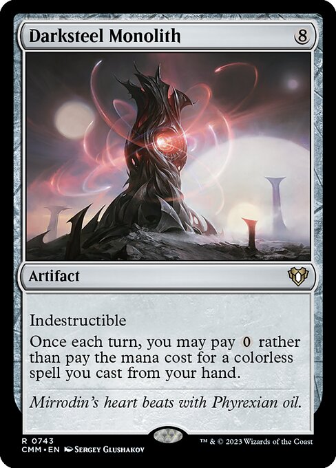Darksteel Monolith - Commander Masters - 743