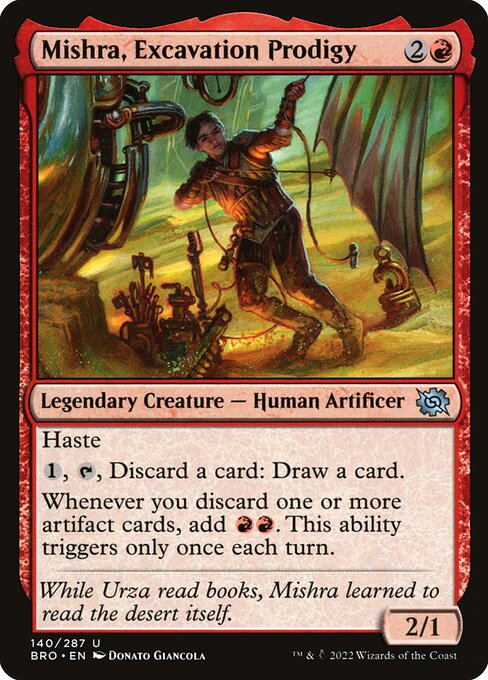 Mishra, Excavation Prodigy - The Brothers' War - 140