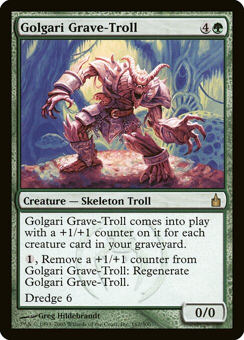 Golgari Grave-Troll - Ravnica: City of Guilds - 167