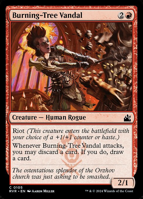 Burning-Tree Vandal - Ravnica Remastered - 105