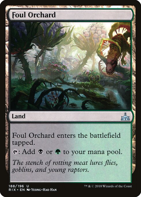Foul Orchard - Rivals of Ixalan - 188
