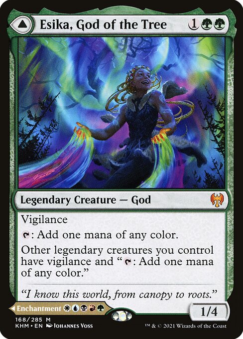 Esika, God of the Tree // The Prismatic Bridge - Kaldheim - 168