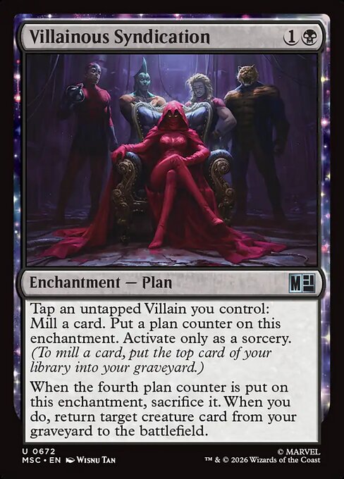 Villainous Syndication - Marvel Super Heroes Commander - 672