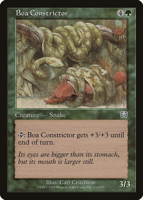 Boa Constrictor - Mercadian Masques - 231