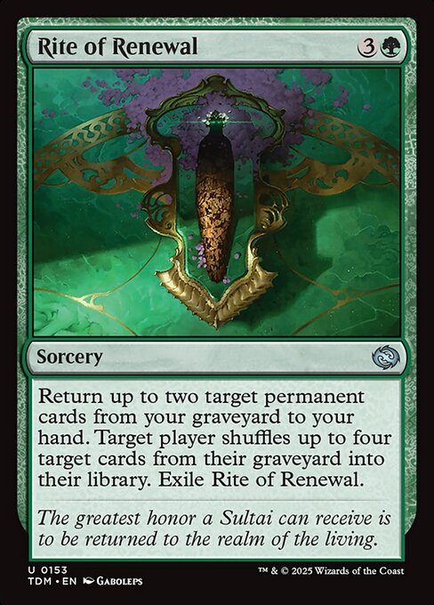 Rite of Renewal - Tarkir: Dragonstorm - 153