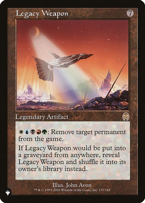 Legacy Weapon - The List - APC-137