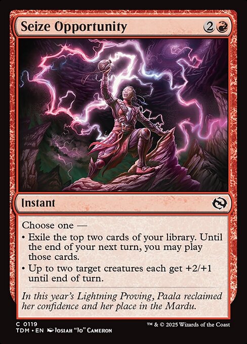 Seize Opportunity - Tarkir: Dragonstorm - 119