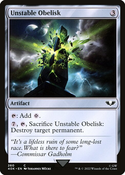 Unstable Obelisk - Warhammer 40,000 Commander - 260