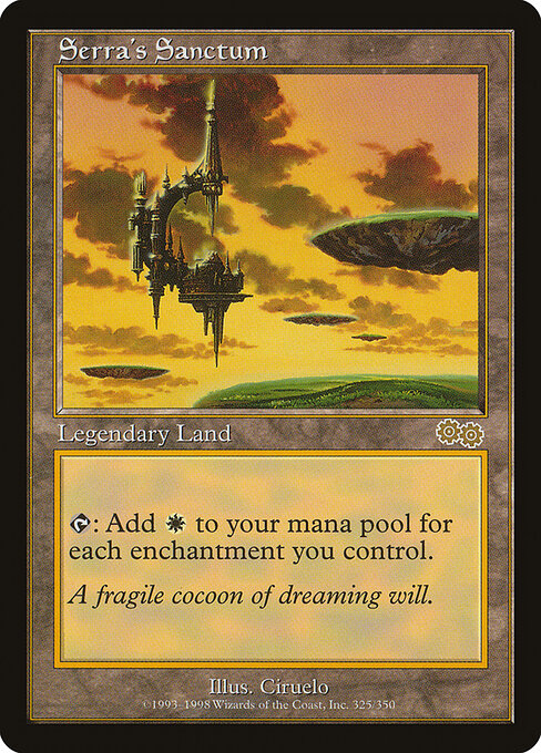 Serra's Sanctum - Urza's Saga - 325
