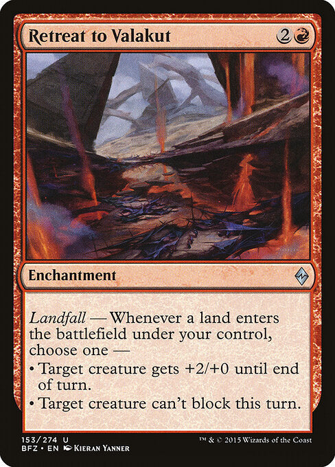 Retreat to Valakut - Battle for Zendikar - 153