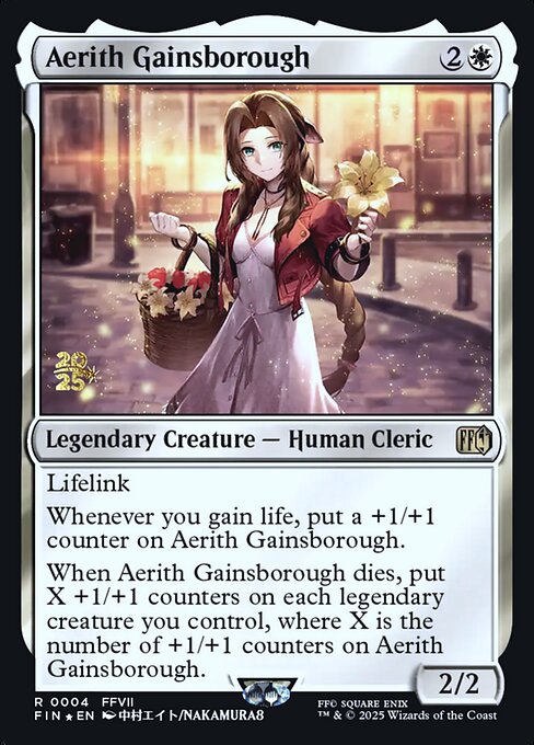 Aerith Gainsborough - Final Fantasy Promos - 4s