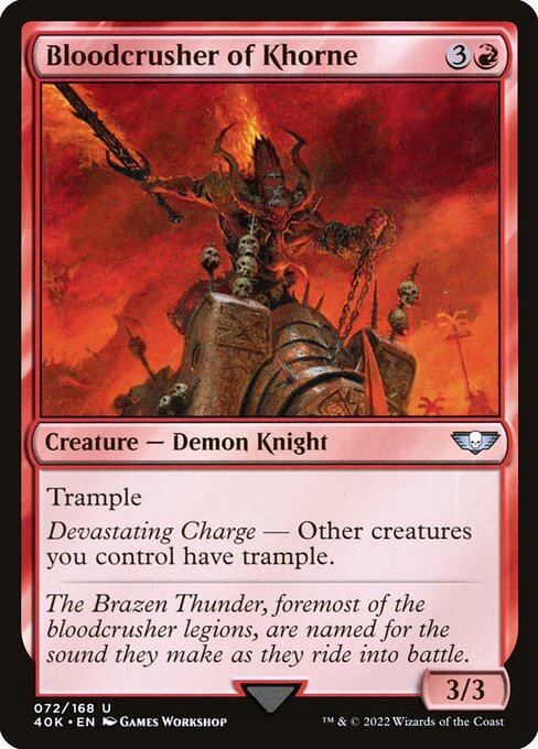 Bloodcrusher of Khorne - Warhammer 40,000 Commander - 72