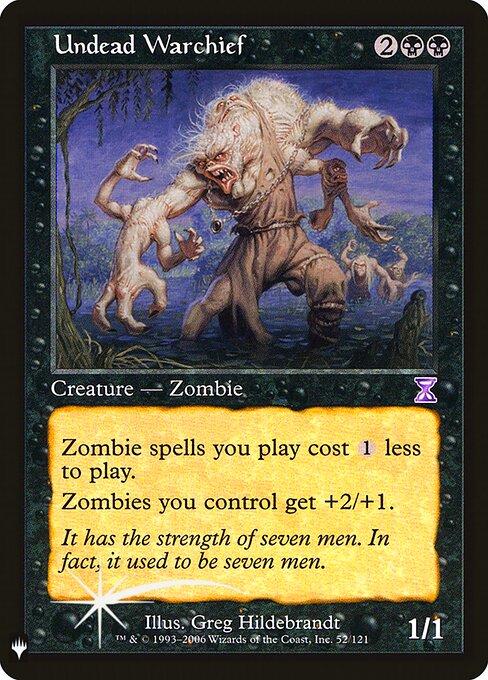 Undead Warchief - The List - TSB-52