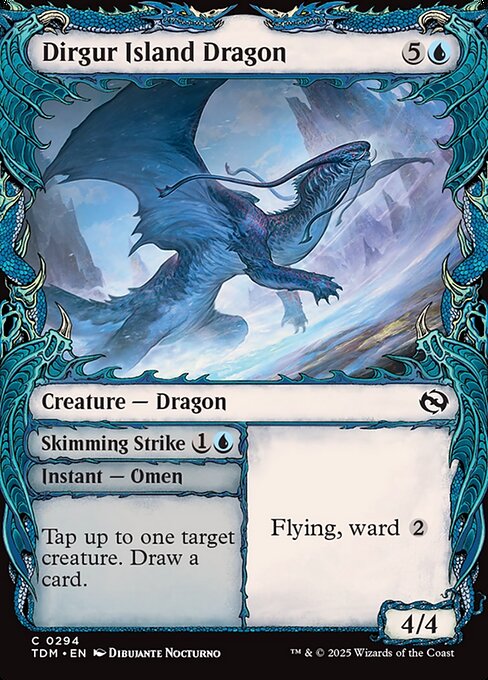 Dirgur Island Dragon // Skimming Strike - Tarkir: Dragonstorm - 294