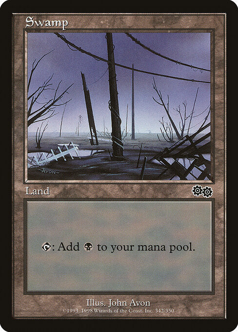 Swamp - Urza's Saga - 342