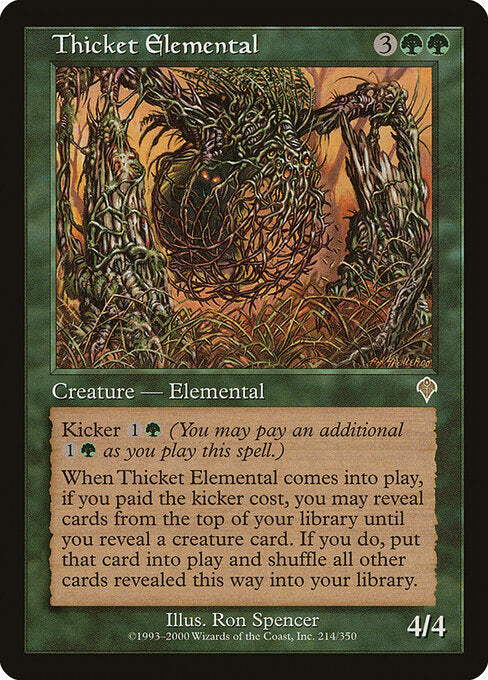 Thicket Elemental - Invasion - 214
