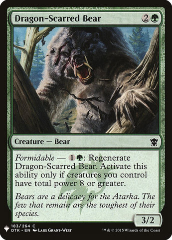 Dragon-Scarred Bear [Mystery Booster]
