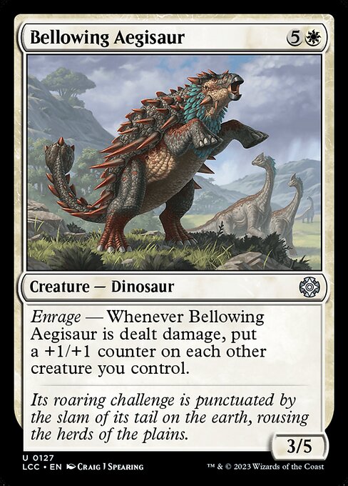 Bellowing Aegisaur - The Lost Caverns of Ixalan Commander - 127