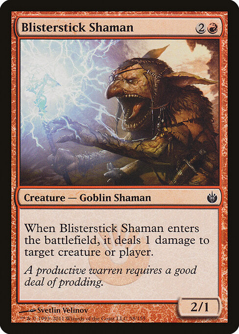 Blisterstick Shaman - Mirrodin Besieged - 58